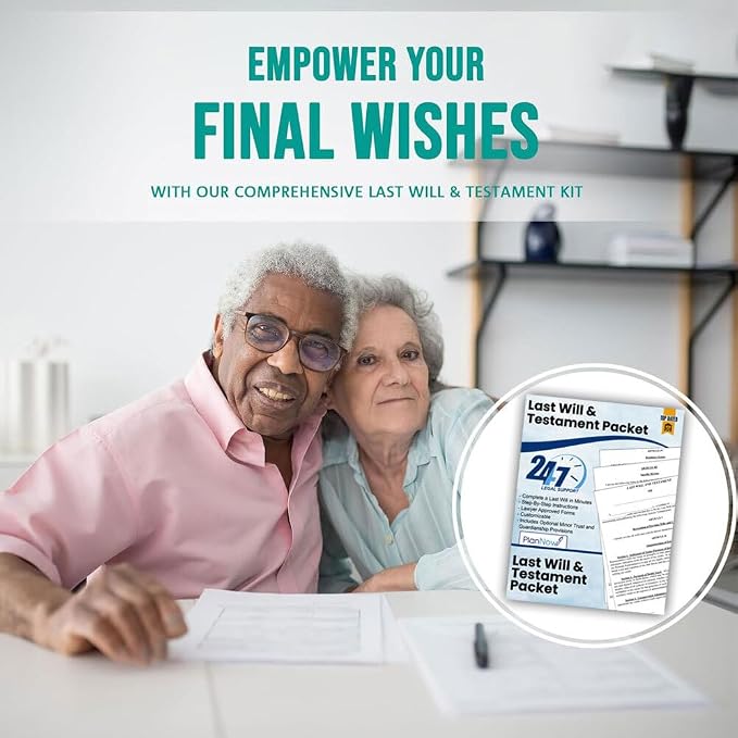 2026 Last Will and Testament, Packet, Trust, Guardianship & Legal Support