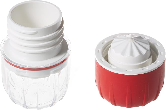 MAXGRIND Pill Crusher and Pill Grinder, Pill Crusher for Small or Large Pills and Vitamins to Fine Powder, Pill Pulverizer Grinder, Medicine Grinder with Medicine Cup, Pill Storage (Red)