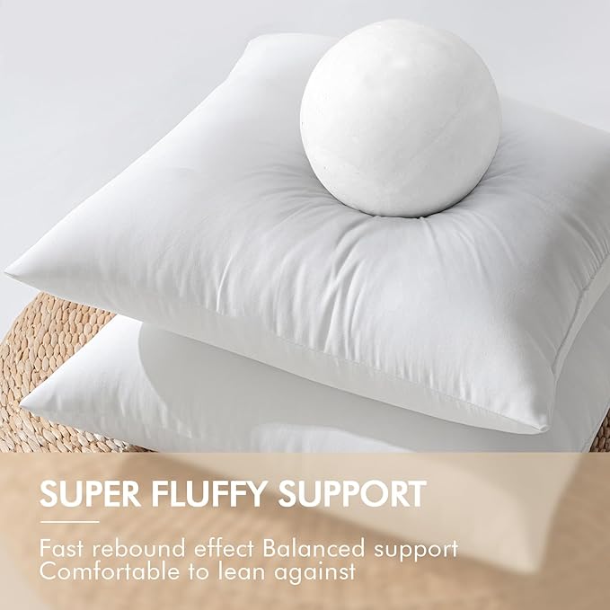 MIULEE 12x20 Inch Outdoor Pillow Insert Waterproof Decorative Throw Pillow | Rectangle Lumbar Garden Pillow Form for Patio Sofa Couch