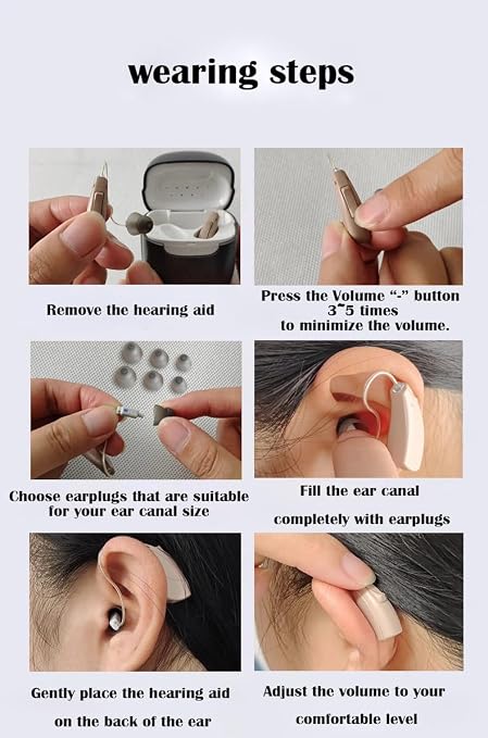 OTC Hearing Aids Not Amplifier True Hearing Aids Invisible 16 Channels Digital Rechargeable Hearing Aids For Seniors With Noise Cancellation Professional 4 Programs For Optimal Hearing Experience
