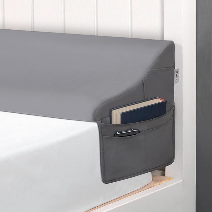 Vekkia Twin Size Bed Wedge Pillow for Headboard/Bed Wedge Gap Filler/Mattress Gap Filler/Wedge Pillow to Close The Gap (0-6") Between Your Headboard and Mattress, (39"x10"x7")