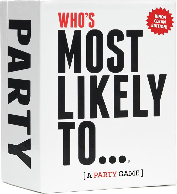 Who's Most Likely To... Kinda Clean Edition | Family Card Game | Ages 14+