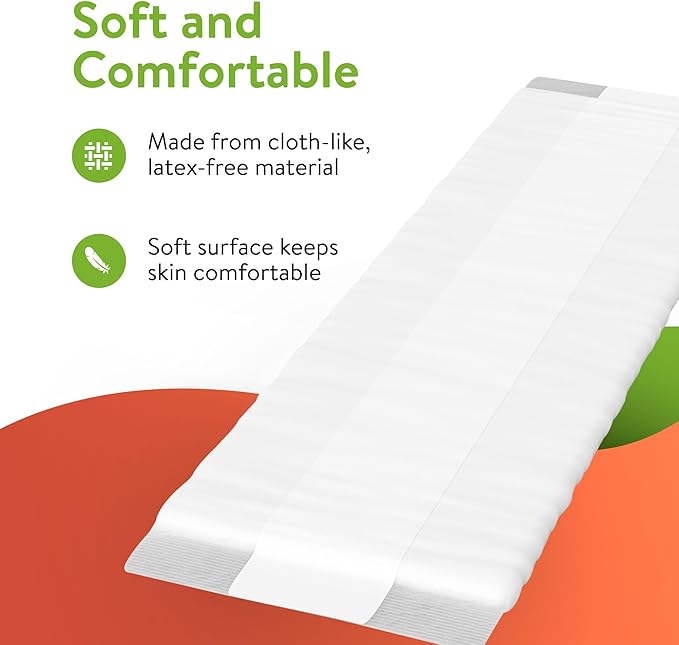 Inspire Incontinence Booster Pads Super Absorbent Extra Long | Pad Liner Women and Men | Inserts for Adult Diapers 5+ Cups Absorbency 36 Count Money Back Leak Free Guarantee!