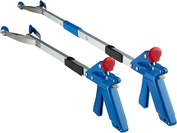 26" EZ Reacher Deluxe Locking Indoor Reacher Grabber with 5lb Pickup Capacity & 42" EZ Reacher Deluxe Locking Indoor Reacher Grabber with 5lb Pickup Capacity, Pack of 2 Reachers