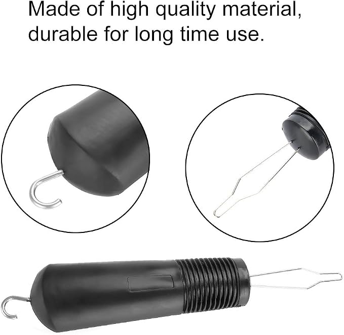 Nikou Button Hook with Zipper Pull, Dual Heads Design for Arthritis and Joint Pain Patients, Lightweight Portable Easy Dressing Aid Tool for One-Hand Use