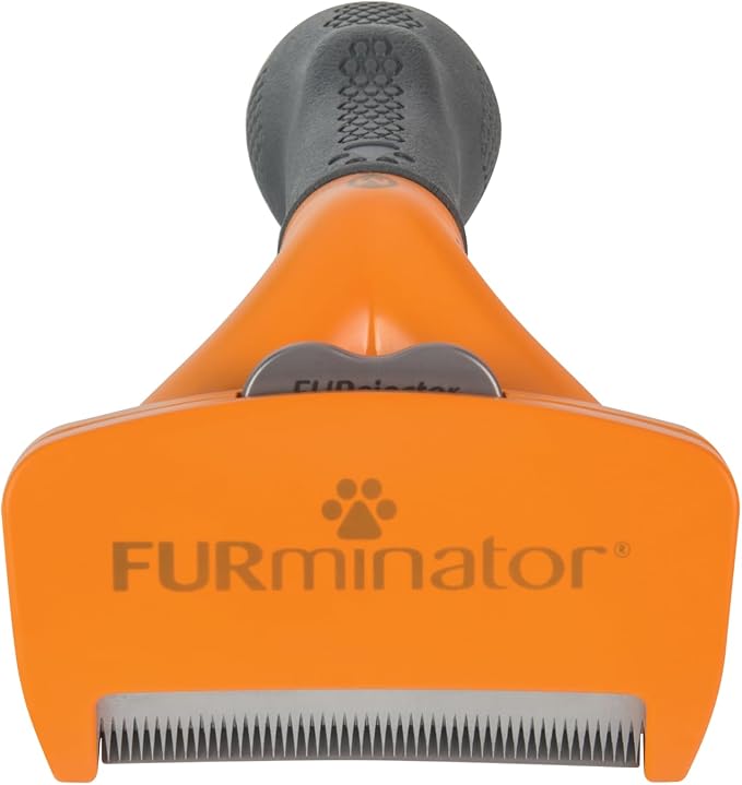 FURminator® Medium Dog Undercoat deShedding Tool, Long Hair, Reduces Loose Hair From Shedding