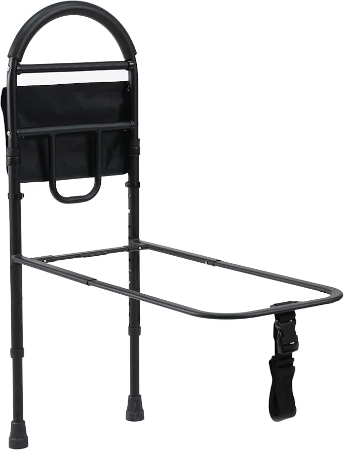 Vaunn ASTM Safety Approved Bed Rail: Adjustable Safety Assist Rail for Elderly, Adults, Seniors - Guard Rail for Single, Twin, Ful and Queen Beds