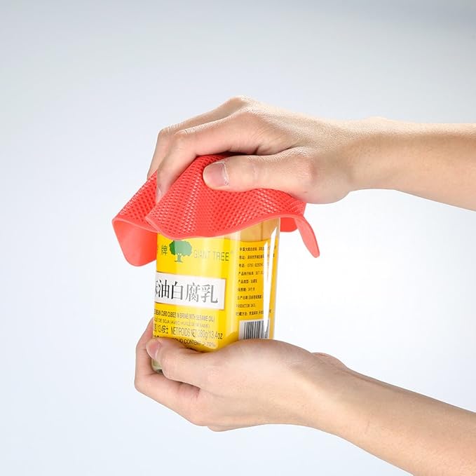 Otstar Latest Jar Opener for Seniors with Arthritis, Weak Hands, Multi-function Bottle Opener with Non Slip Rubber Jar Opener Gripper Pad and Corkscrew Wine Opener