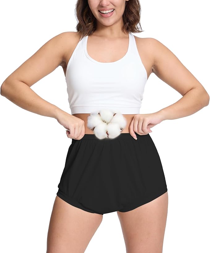 Womens Waterproof Incontinence Pants Leakproof Adult Diaper Covers Plastic Rubber Underwear Alternative(Black，S)
