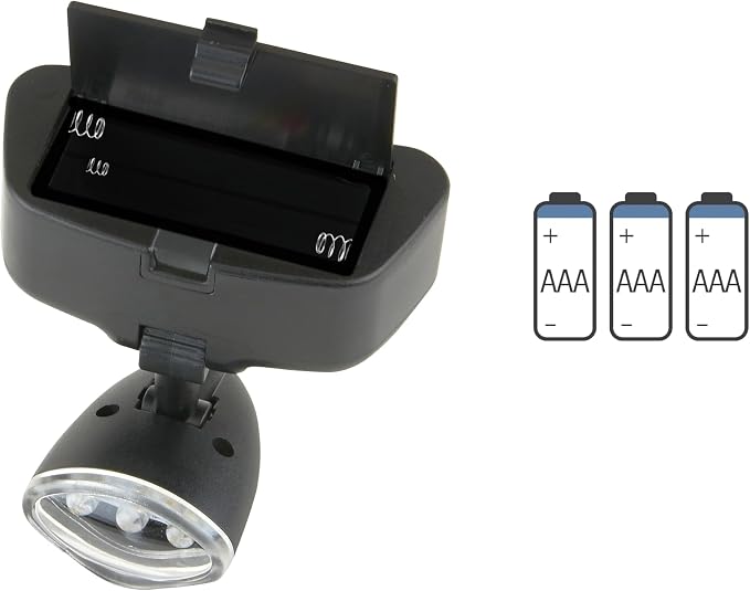 Carson Pro Series MagniVisor Deluxe Head-Worn LED Lighted Magnifier with 4 Different Lenses (1.5x, 2x, 2.5x, 3x) (CP-60)