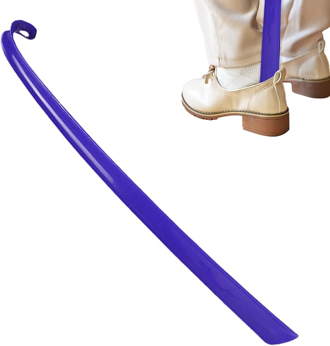 Shoe Horn for Seniors - 16.7 Inches Long Shoe Horn | Travel Shoe Lifter Flexible Shoe Horn Long Handle | Shoehorn Sock Remover Helper with Comfort Grip Shoe Lifter for Seniors, Men, Women