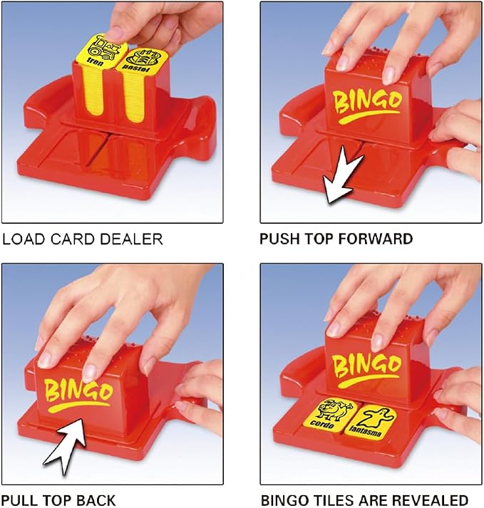 1step2dream Spanish Bingo Game for Kids: Enhancing Learning with Spanish Sight Word Matching Games - Ideal for Classroom & Family | Fun Sightwords Game