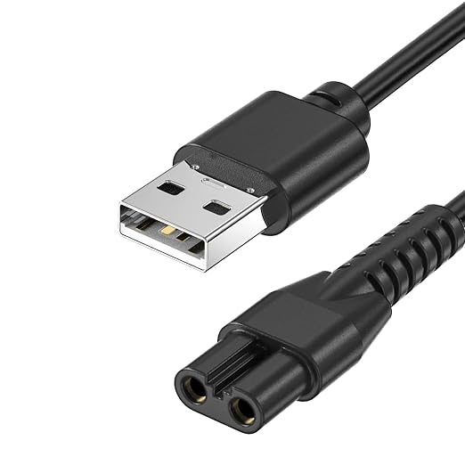 LONNKY USB Charger Cord for MANSCAPED Lawn Mower 3.0/2.0 Electric Trimmer Shaver Razor, Replacement Charging Cord for Manscaping Groin Hair Trimmer, The Weed Whacker Nose and Ear Hair Trimmer