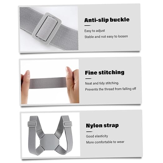 Smart Posture Corrector Adjustable Soft Comfortable Back Straightener Posture Corrector with Smart Sensor Vibration Reminder for Kids Adults, Back Straightener Corre