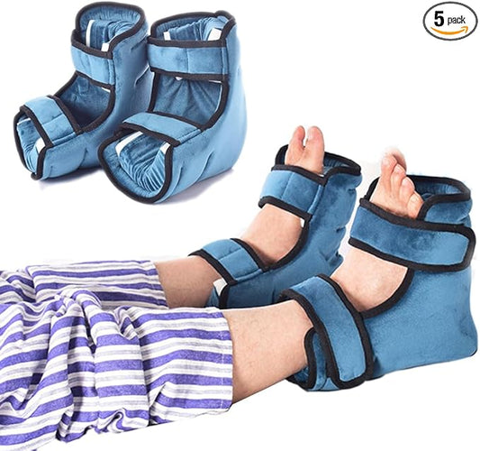 2PCS Heel Protector Cushion-Foot Support Pillow,Anti-Decubitus Heel Pad for Heel Pain Relief,Pressure Sores,Pressure Sores,Bed Sores,Plantar Fasciitis,Adjustable in Size