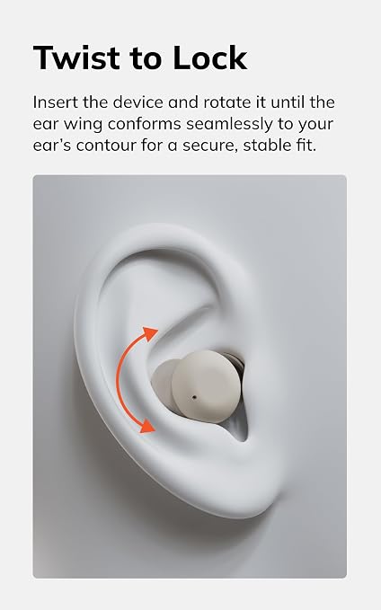 ELEHEAR-Delight OTC Hearing Aids for Seniors and Adults, AI Powered Speech Enhancement, Superior Sound Quality, Comfortable & Discreet Design, Bluetooth 5.3 and App Control, Mist White