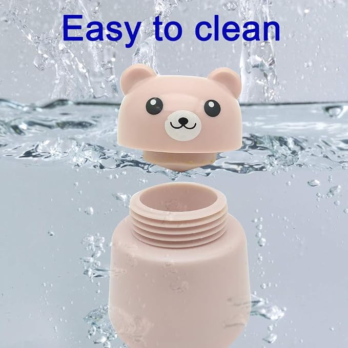 CoaGu Bear Pill Crusher for Elderly - FDA-Compliant Fine Powder, BPA-Free ABS, Easy Grip & Clean, Leakproof Portable Medicine Grinder