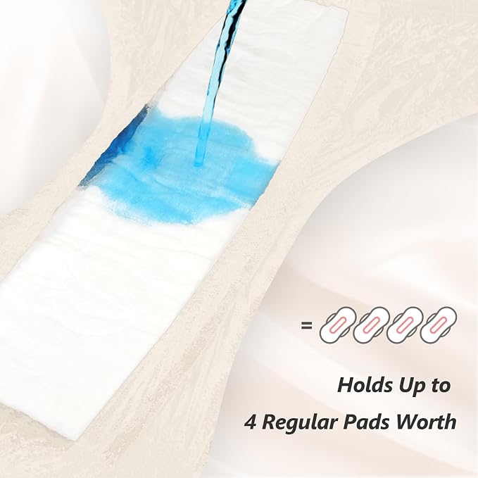 MOLLIS Disposable Period Underwear, Postpartum Panties, L/XL, Beige, 16Ct | Heavy Flow Period Underwear, Superior Absorbency, Leak Proof Design, Maternity Knickers, Soft Comfort Fit, Unscented