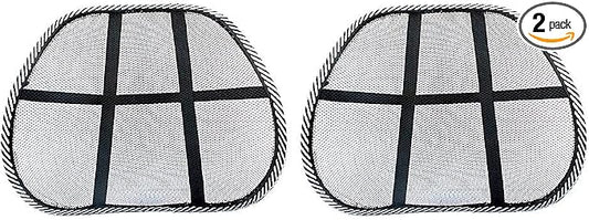 Ergonomic Lumbar Mesh Back Support (2 Pack).