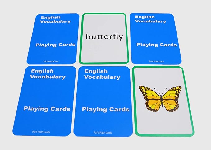 384 Concentration and Memory Matching Card Game Playing Cards - Includes Animals, Food, Family, and Much More