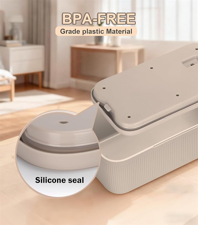 Small locked box for Med, Small medicine lockbox with code, Lockable Storage Box with Combination for for Pills, Locked Container for Home/Fridge/Office/School/Travel/Gifts