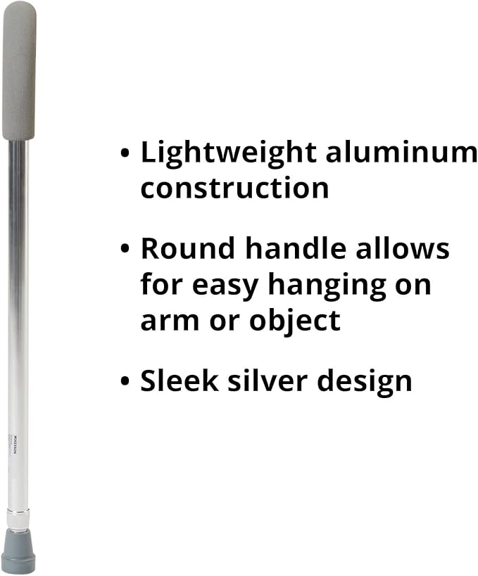 McKesson Aluminum Round Handle Cane 28.75" to 37.75" H