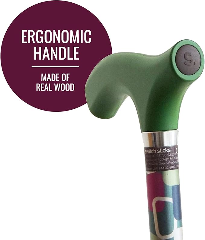 Switch Sticks Walking Cane for Men or Women, Foldable and Adjustable from 32-37 Inches, FSA and HSA Eligible