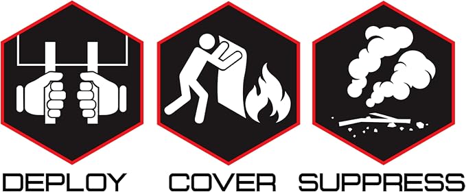 Fire Blanket 1080 Pack 40”x40” - Fire Blankets Emergency for Home and Kitchen - Emergency Blankets for Survival - Home House Safety Supplies kit Must Haves - Firemen Safety Gifts and Essential Stuff
