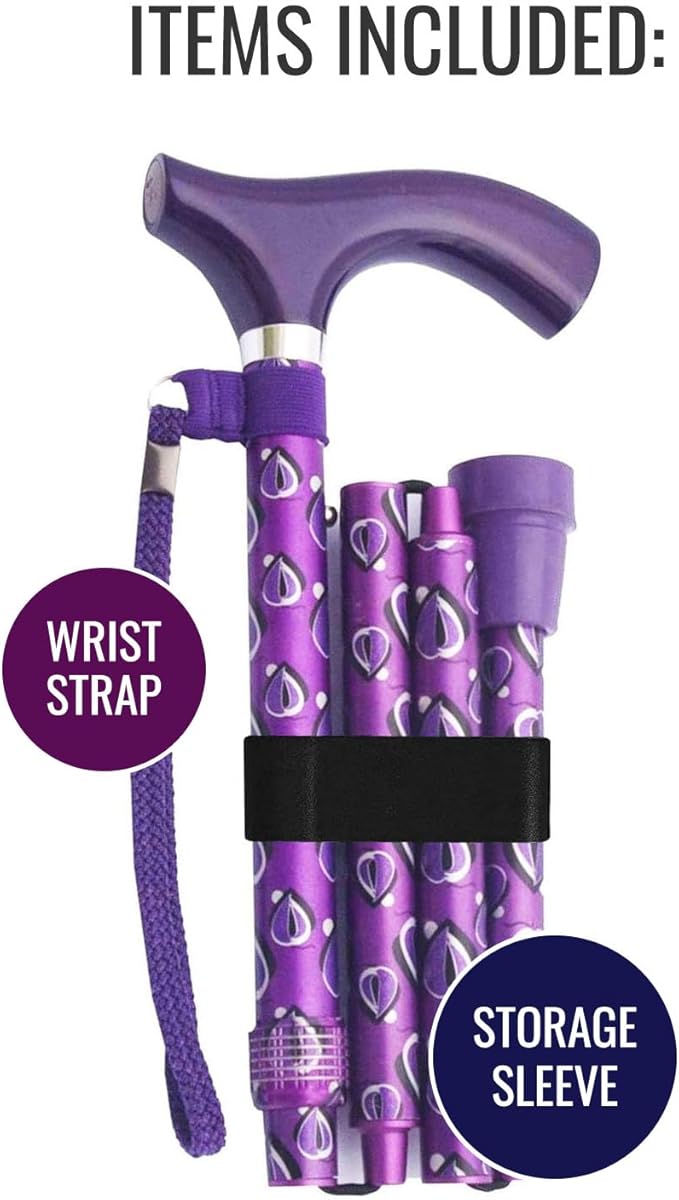 Switch Sticks Walking Cane for Men or Women, Foldable and Adjustable from 32-37 Inches, FSA and HSA Eligible