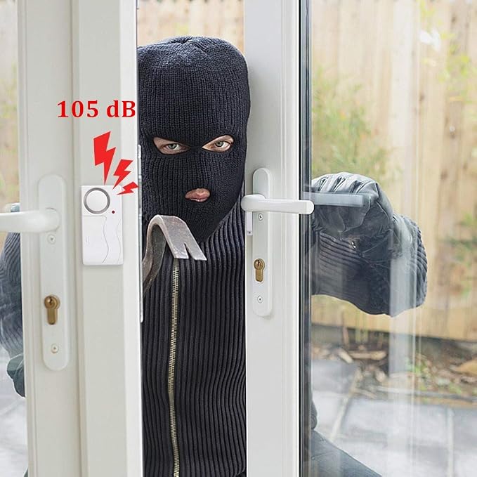 WSDCAM Door Alarm Wireless Anti-Theft Remote Control Door and Window Security Alarms