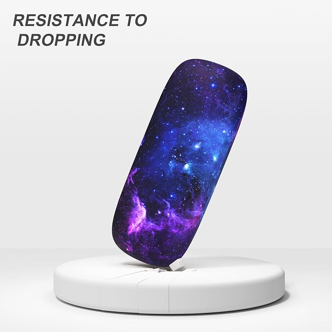 Eyeglasses Case, Portable Hard Shell Protective Case for Glasses, Eyeglass Holder Box for Women with Cleaning Cloth