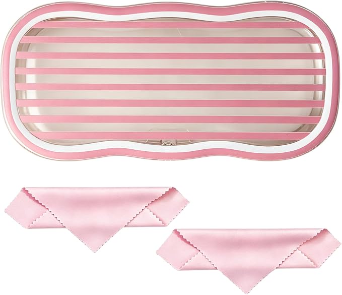 Glasses Case Hard Shell, Clear Eyeglass Case, Cute Holder for Sunglasses and Reading Glasses