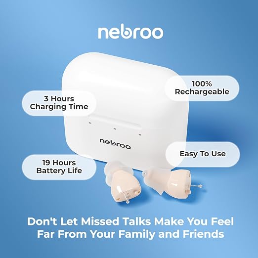 PRO 3.0 Hearing Aids | Comfortable Fit | Hearing Amplifier For Seniors & Adults to Combat Hearing Loss | 19 Hour Battery Life