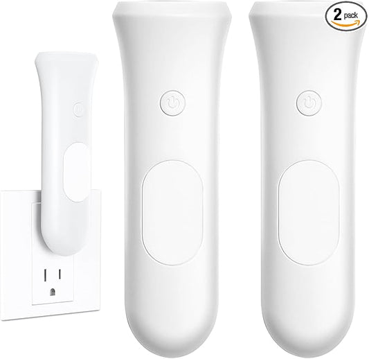 ROSSEX 4 in 1 Emergency Lights for Home Power Failure, 2 Pcs Rechargeable LED Flashlight Plug in Wall, Automatic Turn-On Power Outage Night Light Flashlight for Hurricane Preparedness Items