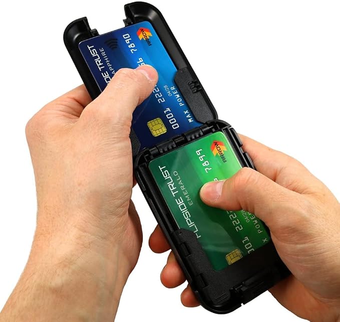 Flipside Wallets 4 RFID Blocking Wallet for Men with Removable Money Clip - Slim, Secure and Crush Resistant