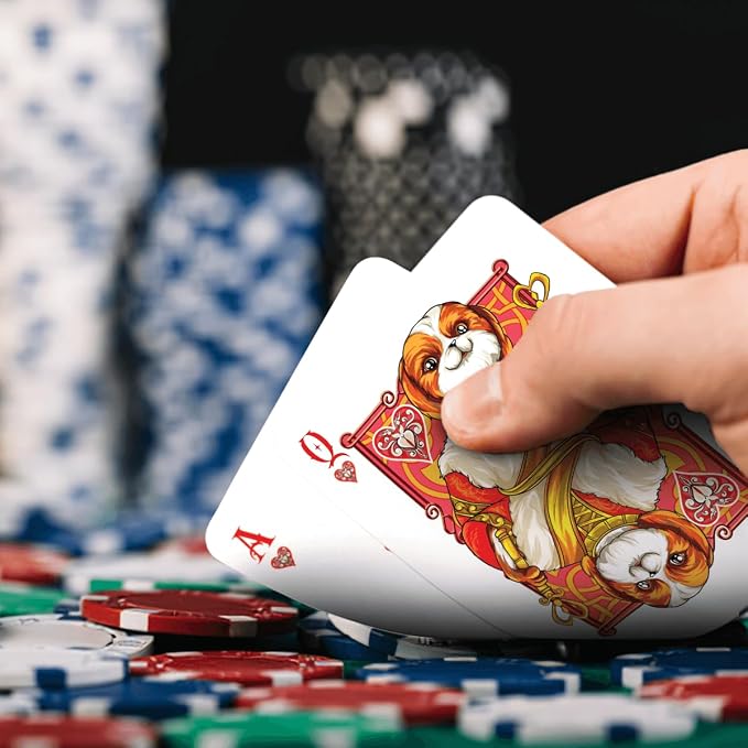 99FOX Loyal Dog Playing Cards for Adults Teens Family Royalty Animal Themed Card Gifts