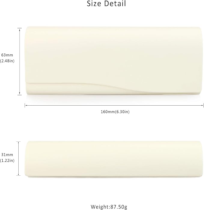 LifeArt Eyeglass Case Hard Shell, Portable Sunglass Case, Fashionable PU Leather Eyeglass Case, Lightweight