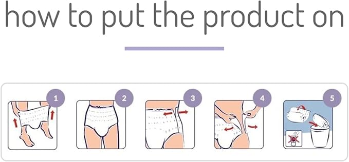 Seni Active Super Plus Unisex Adult Incontinence Underwear, Heavy Absorbency, Pull On Disposable Overnight Underwear for Men & Women (Medium, 9, Count)