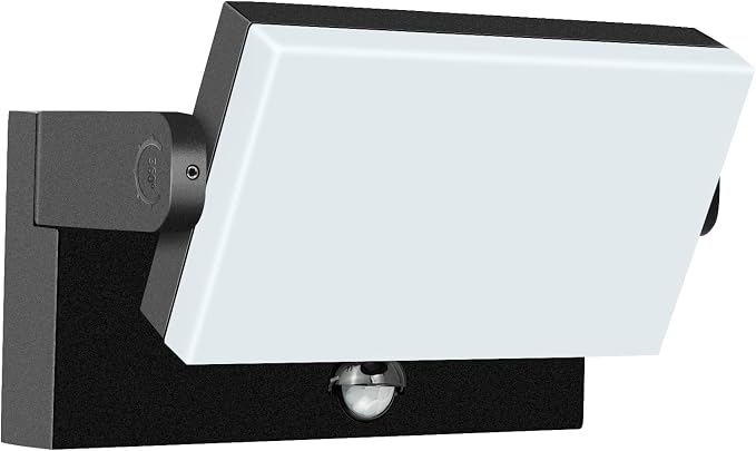 60W LED Motion Sensor Outdoor Wall Light Fixture, Flood Light | 3CCT,5000 Lumen,360°Adjustable Head,IP65 Waterproof,Commercial Security Lighting for House, Garage, Porch & Yard