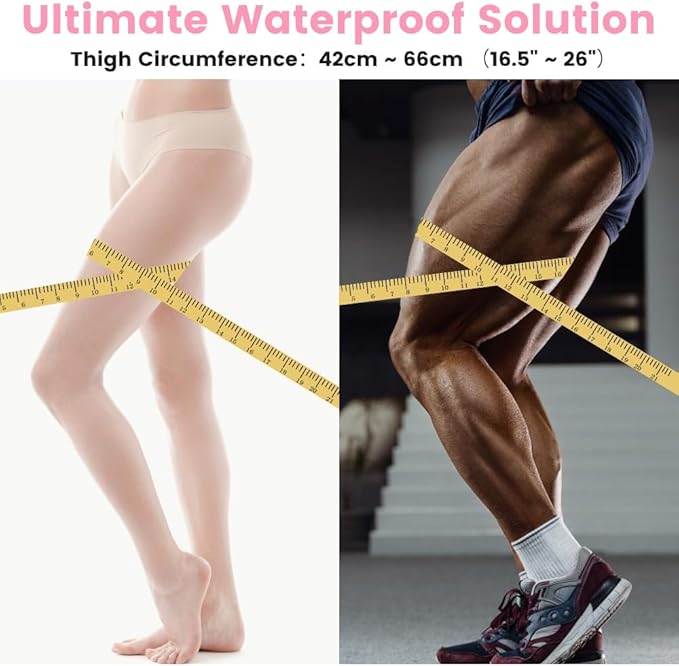 Waterproof Cast Covers for Shower Leg, Adult Cast Bag Cover Protector, Showering/Swimming/Bath Boots for Foot after Surgery, Broken Ankle Wound Recovery Supplies/Accessories, Boot, Sleeve, Pink