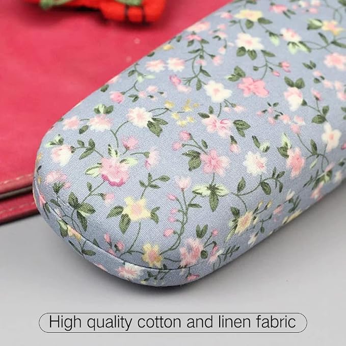 PERFECTSIGHT Hard Shell Eyeglasses Case, Kawaii Protective Glasses Case for Kids, Cute Eyeglass Case for Women Men Girls
