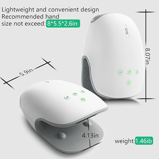 Hand Massager with Heat and Compression,Hand Massager for Arthritis and Carpal Tunnel,Wrist Finger Massager Christmas Gifts for Women Mom Or Senior Citizens