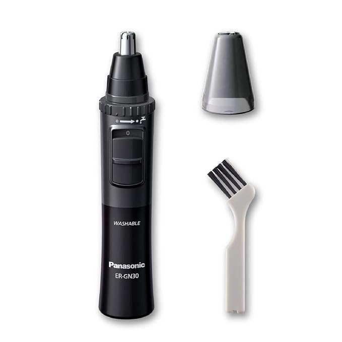 Panasonic Men’s Ear and Nose Hair Trimmer,Wet Dry Hypoallergenic Dual Edge Blade - ER-GN30-H,(Pack of 5)