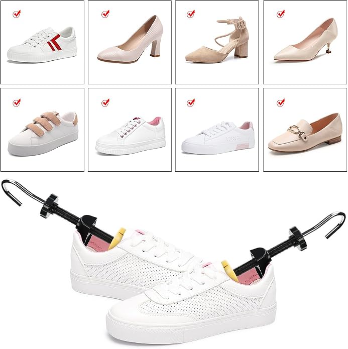 Pair of Premium Professional 4-way Shoe Trees, Shoe Stretcher for Men or Women