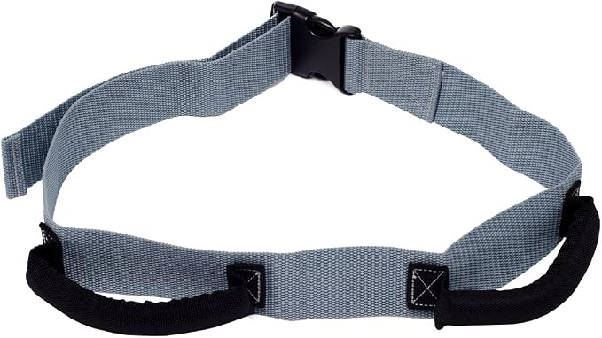 Patient Aid Gait Belt w/Handles, Transfer & Lift Aid for Elderly & Therapy | Padded Handles for Secure Grip | Quick-Release Buckle | Transfer & Lift Assist for Elderly, PT & Rehab | Anti-Slip