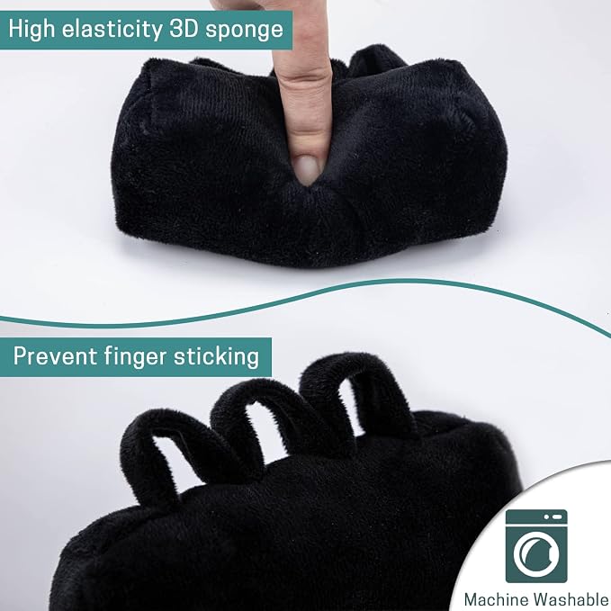 SWISSELITE Hand Contracture Cushion, Hand Grab Pad | Palm Grip with Elastic Band or Separator, Stroke Recovery, Help with Hand Rehabilitation
