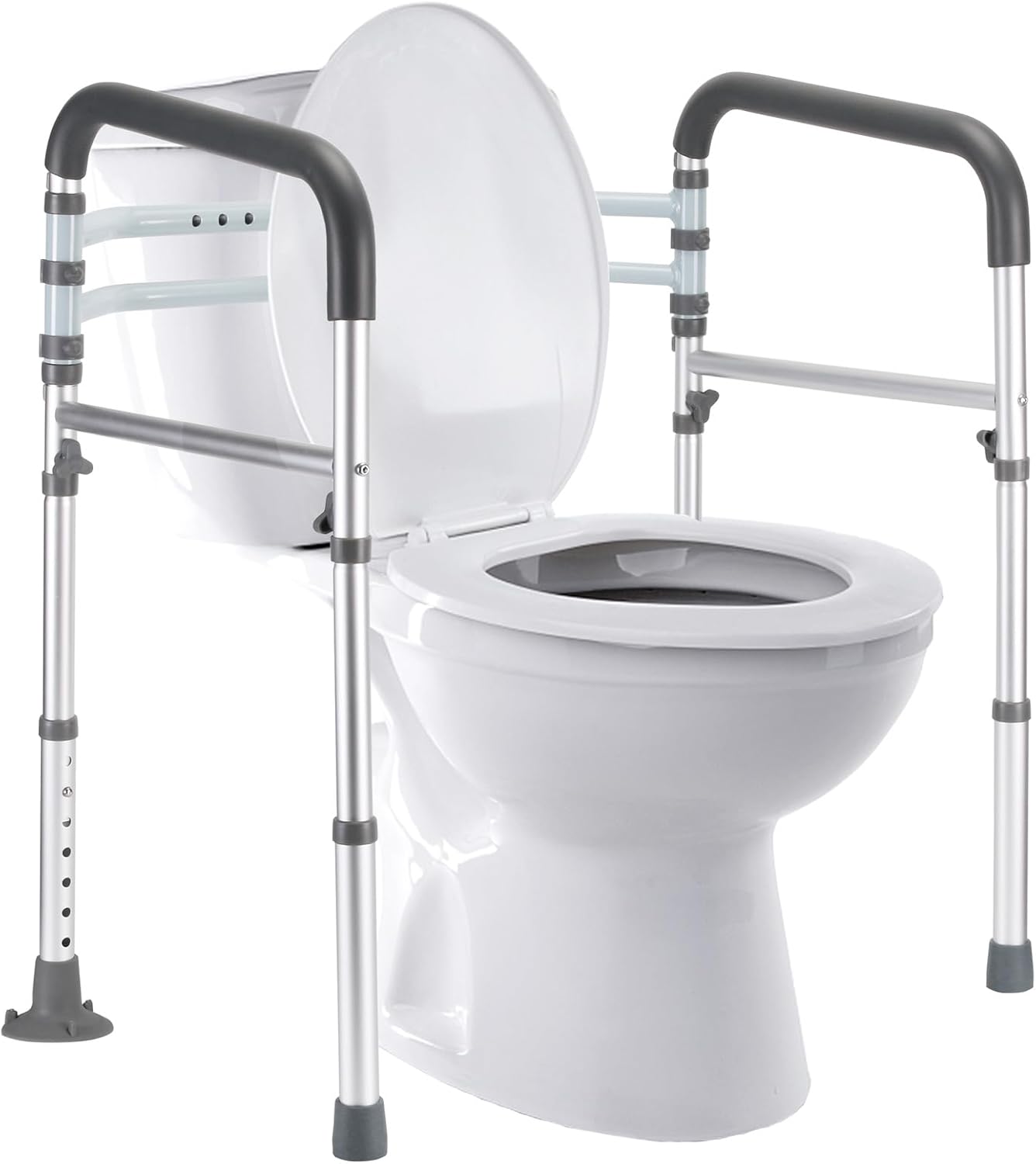 Adjustable Toilet Safety Rail – Foldable & Supportive