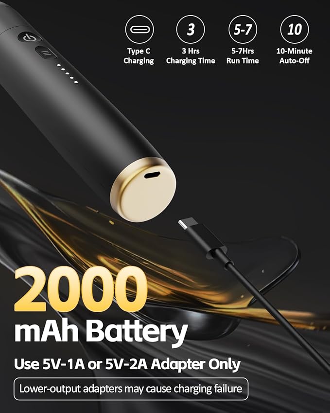 2-in-1 Detachable Percussion Massage Gun with Extension Handle, Back Massager for Pain Relief Deep Tissue Muscle Massager for Arm Shoulder Lower Back Thigh Waist, Gifts for Women , FSA-HSA Eligible