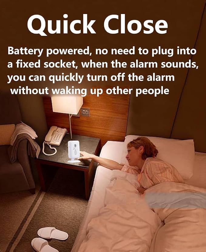 Upgraded Version Bed Sensor Alarm and Fall Prevention for Elderly/Dementia and More,Caregiver Pager Motion Sensor Alert with 5 Volume Level,Bed Alarm for Elderly Adults Wireless