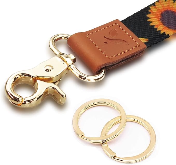 Yiflin Cute Wrist Lanyard for Keys, Keychain, Wallet, Id Holder, Cell Phone, Wristlet Lanyard Key Chain Holder for Women